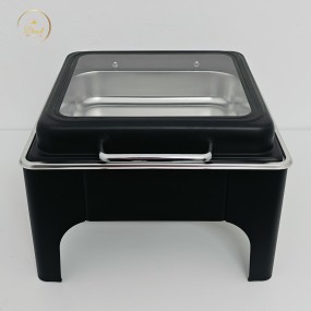 Electric Chafing Dish Factory - Factory Luxury Black 6L Serving Butter Dishes