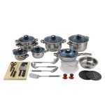 Stainless Steel Cookware Set Supplier - Popular Models Professional Wholesale Hot 30Pcs
