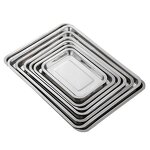 Rectangular Tray Factory - Restaurant Stainless Steel Towel Storage Serving Tray