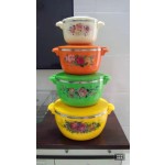 Casserole Hot Pot Set Factory - Stainless Steel 3pcs & 4pcs Multi Color Plastic Handle