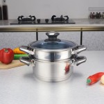 Cooking Pan Set Manufacturer - High-inquiry 25Pcs Stainless Steel with Blue Glass Lid