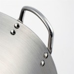 Wok Manufacturer - Professional Stainless Steel 26-100cm Fry Pan Two Handles