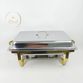 Chafing Dish Sets Supplier - Hot Sale Golden Buffet Economic Foldable