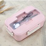 Wheat Straw Lunch Box Manufacturer - Dinnerware Food Container Children Kids School Office