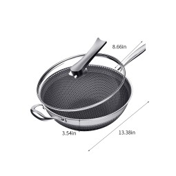 Honeycomb Frying Pan Supplier - Wholesale Stainless Steel Non Stick