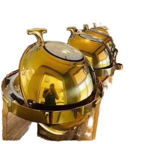 Chafing Dish Manufacturer - 6L Commercial Stainless Steel Round Buffet