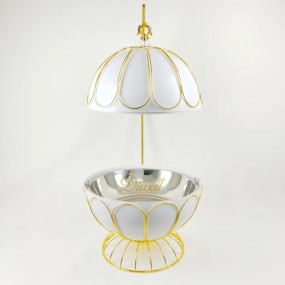 Buffet Food Warmer Supplier - Luxury Globe Shape Chafing Dish Marble