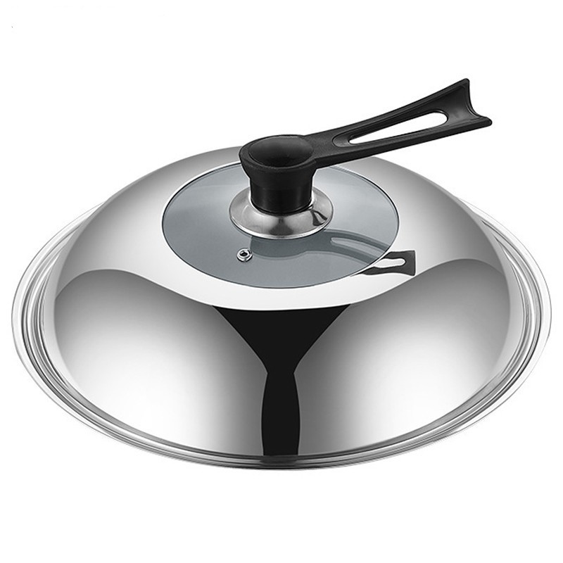Saucepan Cover Manufacturer - Factory Direct Sales Universal Stainless Steel Pan Glass Lid