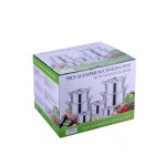 Aluminum Stockpot Cookware Sets Supplier - Hot Sale 7pcs Double Handle with Lid