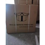 Aluminum Stockpot Cookware Sets Supplier - Hot Sale 7pcs Double Handle with Lid