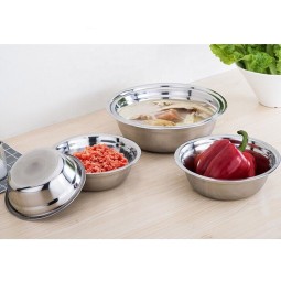 Soup Bowl Supplier - Wholesale Cheap Price Stainless Steel Salad Vegetable Bowl