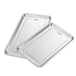 Rectangular Tray Factory - Restaurant Stainless Steel Towel Storage Serving Tray