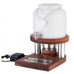 Electric Juice Dispenser Manufacturer - Durable 10L Wooden Base White Ceramic Milk