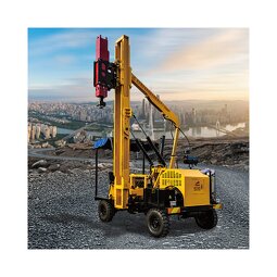 Guardrail Post Driver Manufacturer - HX36D for Construction
