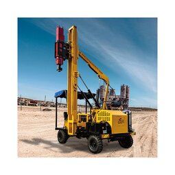 Guardrail Pile Driver Factory - HX36D for Safety Projects