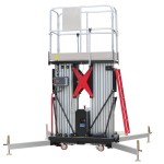 Single Mast Lift Manufacturer - Manual Pump Vertical Platform