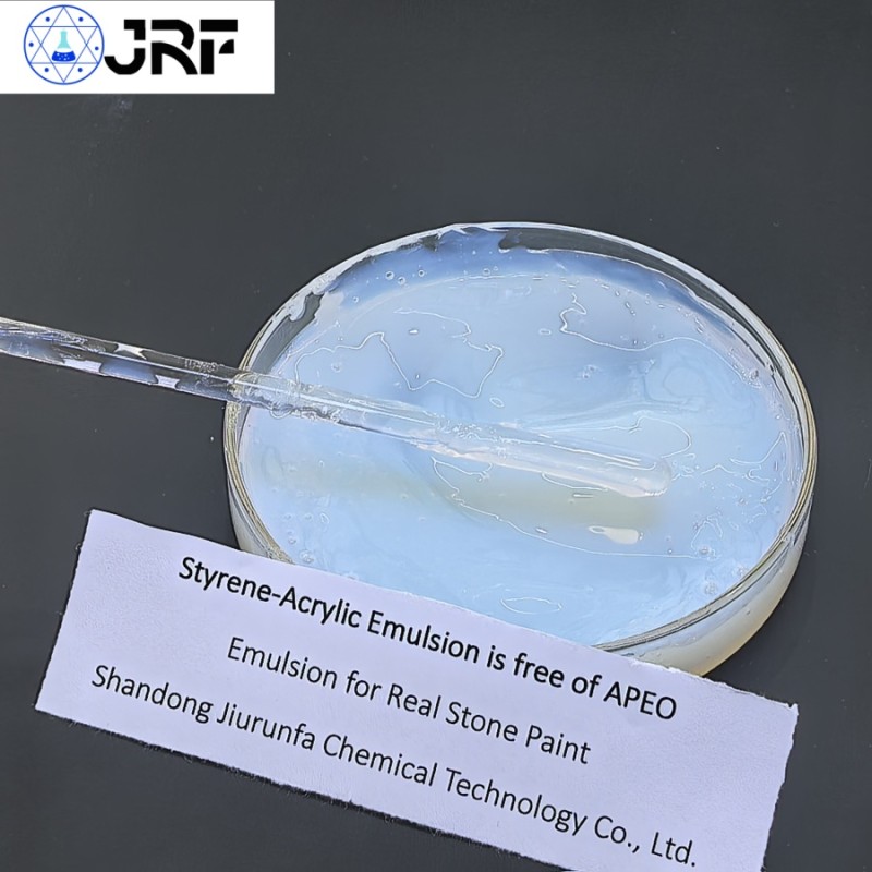 Styrene-Acrylic Emulsion Is Free of APEO  Suitable for Mid-to-high-end Real Stone Paint Emulsion for Real Stone Paint