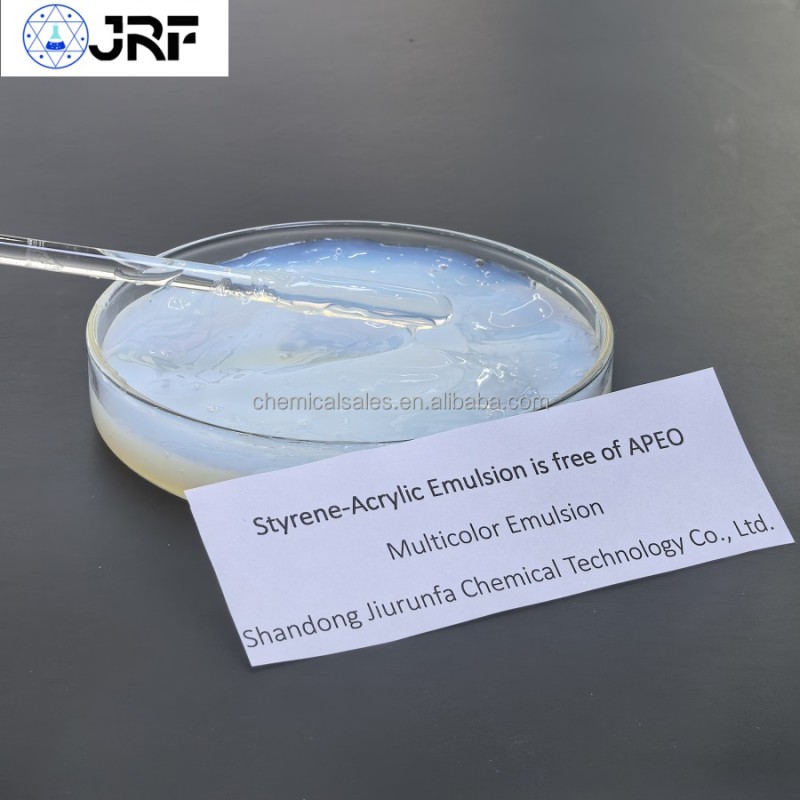 Styrene-Acrylic Polymer Emulsion Developed with Apeo-Free Environment-Friendly High-Quality Additives and Special Monomers