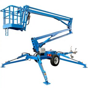 Trailer Mounted Boom Lift Manufacturer - 14-18m Bent Arm High-altitude Ladder Spider