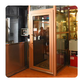 Home Lift Supplier - 3m One Floor 2-3 Stop Italian Electric Glass Doors System