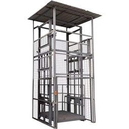 Hydraulic Goods Lift Platform Supplier - Heavy Duty Electric 2 Ton Fixed Rail 16m