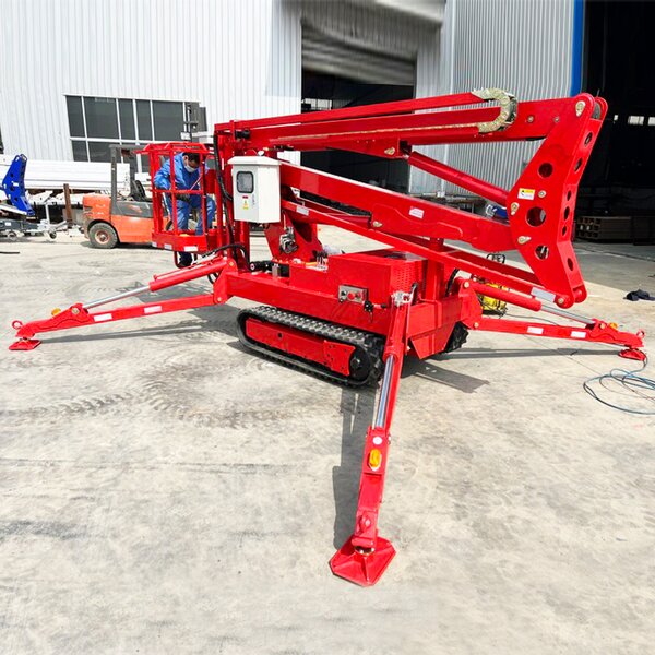 Mobile Telescopic Arm Lift Factory - New Arrival Electric 16 Meters Curved Fold