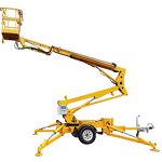 Trailer Mounted Boom Lift Manufacturer - 14-18m Bent Arm High-altitude Ladder Spider