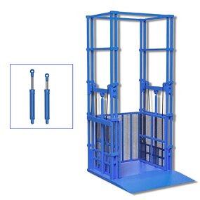 Electric Cargo Lift Machine Factory - New Vertical Goods with Steel Guide Rail