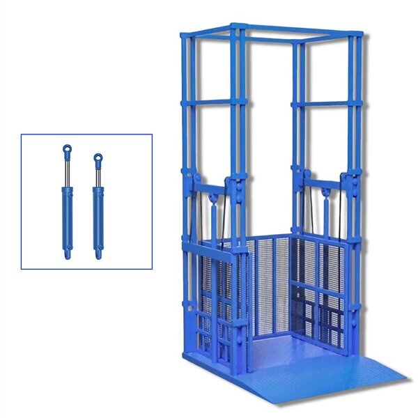 Electric Cargo Lift Machine Factory - New Vertical Goods with Steel Guide Rail