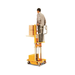 Electric Cage Order Picker Manufacturer - 200kg Full Electric Man up Lifter for Sale
