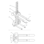 Portable Self Loading Stacker Supplier - 500kg Full Electric 1100-1300mm