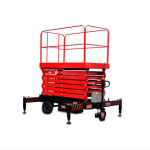 Portable Aluminium Work Platform Factory - 300-500kg Mini Mobile Scissor Type