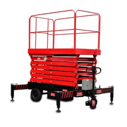 Electric Scissor Lift Platform Factory - 300kg Max 12 Meters Self Propelled Battery