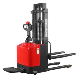 Electric Stacker Manufacturer - 1500kg Stand-on Battery Operated