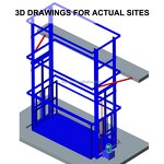 Goods Lift Manufacturer - 1000kg Hydraulic Vertical 3 Storeys
