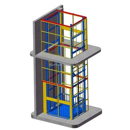 Cargo Lift Manufacturer - 2000kg Two Posts Electric Hydraulic