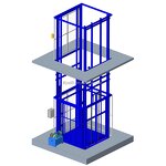 Goods Lift Factory - 2000kg Hydraulic Electrical Lift