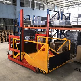 Truck Loading Platform Factory - 1000kg Electric Mobile Unloader
