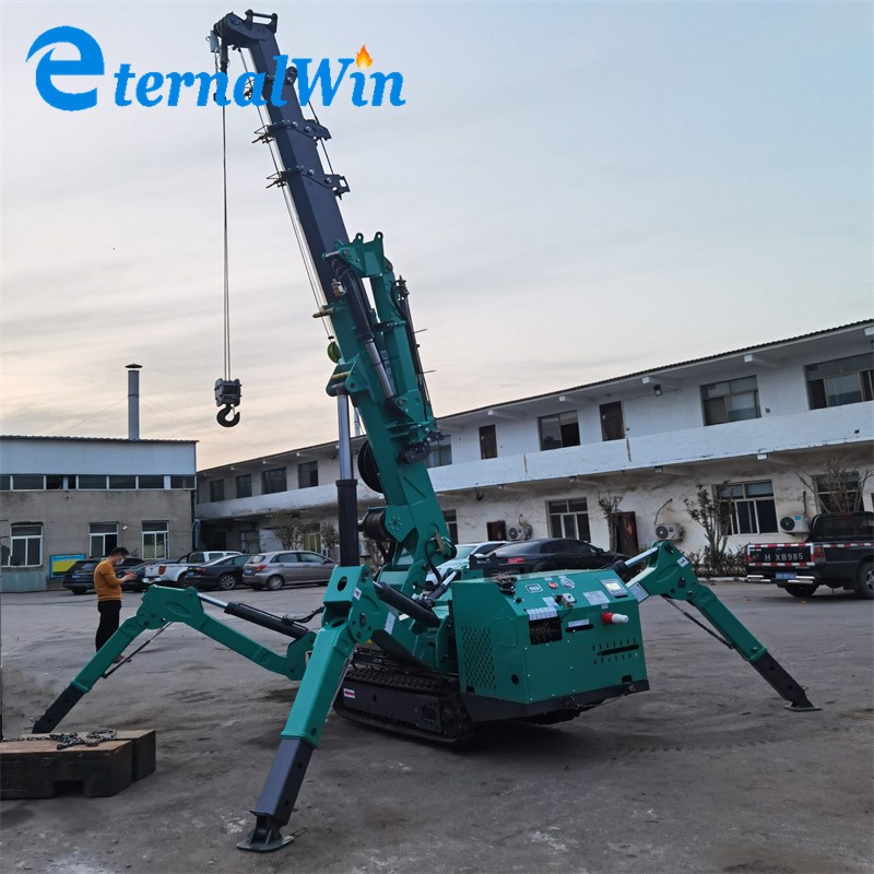 Spider Crane Factory - 3 Ton Electric Folding Fly Arm