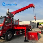 Barge Deck Crane Manufacturer - Column Fixed Hydraulic Small