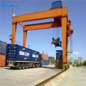 Rail-Mounted Gantry Crane Manufacturer - 80 Ton for Ports