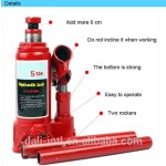 Small Jacks Tool Porta Power Crane Supplier - 2 Ton Long Ram Manual Hydraulic