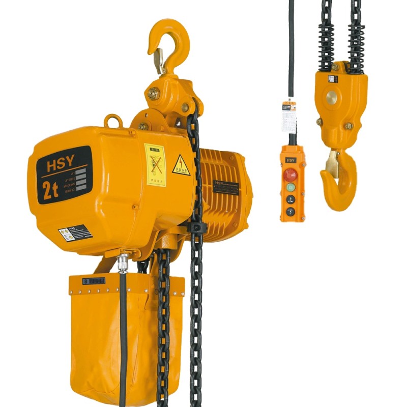 Electric Chain Hoist Supplier - Workshop Cheap 2 Ton 2000kg Double Speed 3-6m