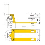 Hand Pallet Truck Supplier - 2500kg 5 Tons Hydraulic Hand