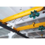 Double Girder Over Head Rail Bridge Crane Supplier - Electric Hoist 5-20 Ton