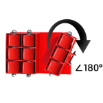 Roller Skates for Moving Cargo Supplier - 24-30 Ton Loading Trolley