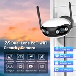 Outdoor Security Camera Factory - IP66 Wireless 4K Dual