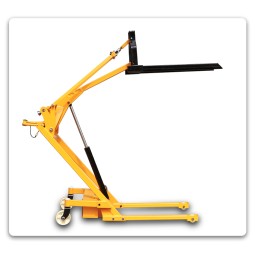 Pallet Stacker Factory - Semi Electric Curved Arm Foldable