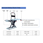 Electric Lift Trolley Factory - Portable Hydraulic 4 Wheel