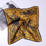 Silk Scarf Factory - Men's Small Square Satin Kerchief